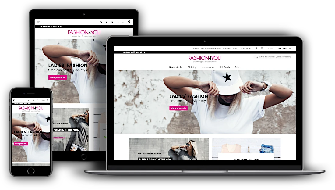 Online-Shop-Modellvorlage