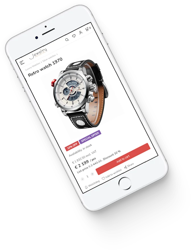 PROBIEREN SIE ES ALLEINE AUS, Webseite, E-Shop für ein paar Clicks